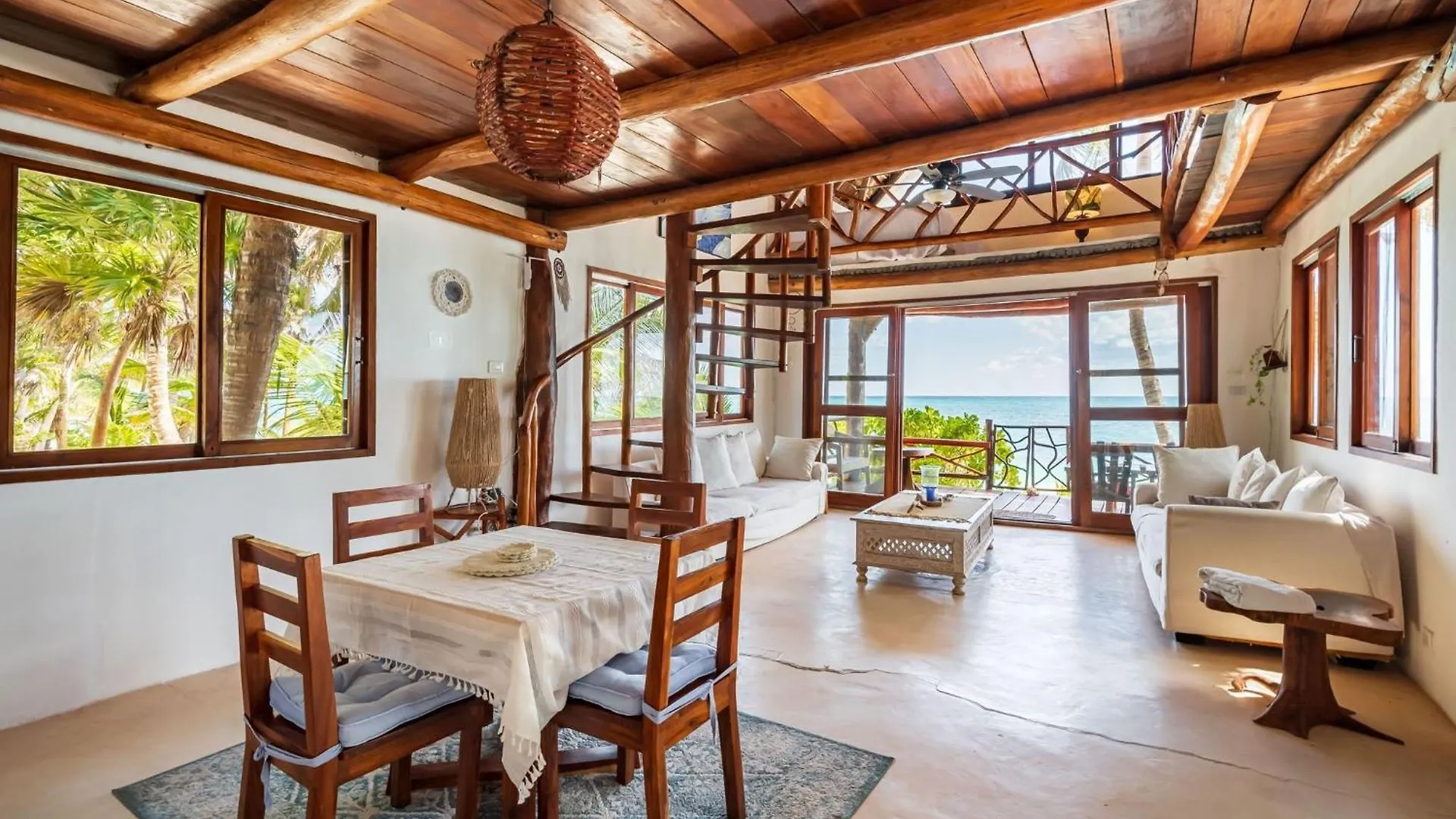 Holiday home Amazing Eco Palapa At Private Beach In Sian Kaan. Tulum Mexico